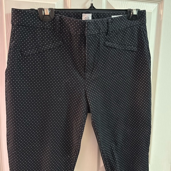 Gap signature skinny ankle pants dot pattern size 10 - Picture 1 of 3